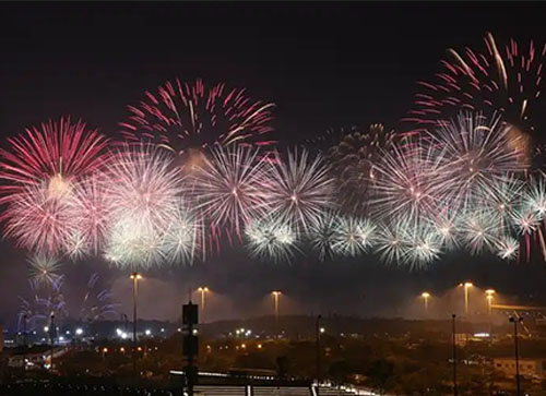 富宁xian焰火晚会